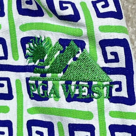 IBKUL Women’s Med Purple Green ¼ Zip Long Sleeve Pullover Golf Pickleball Top - Picture 5 of 9